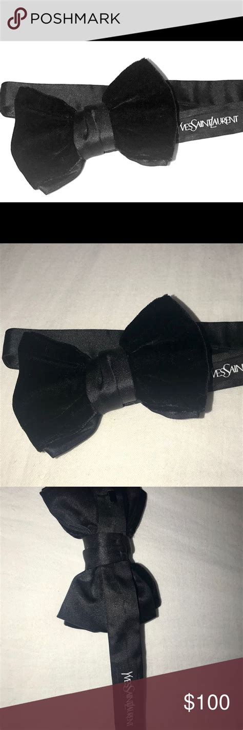 ysl necktie|ysl bow tie.